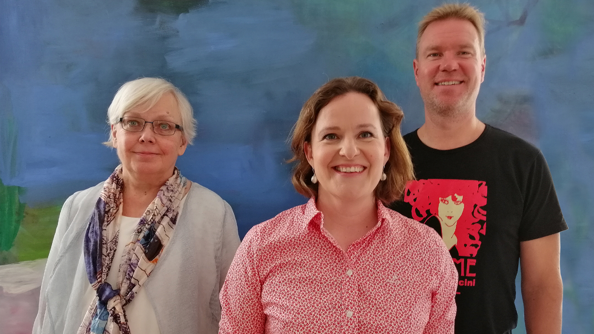 Maija Weitz, Hedvig Paulig ja Markus Nieminen.