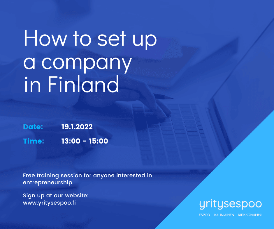 How to set up a company in Finland -webinar banner