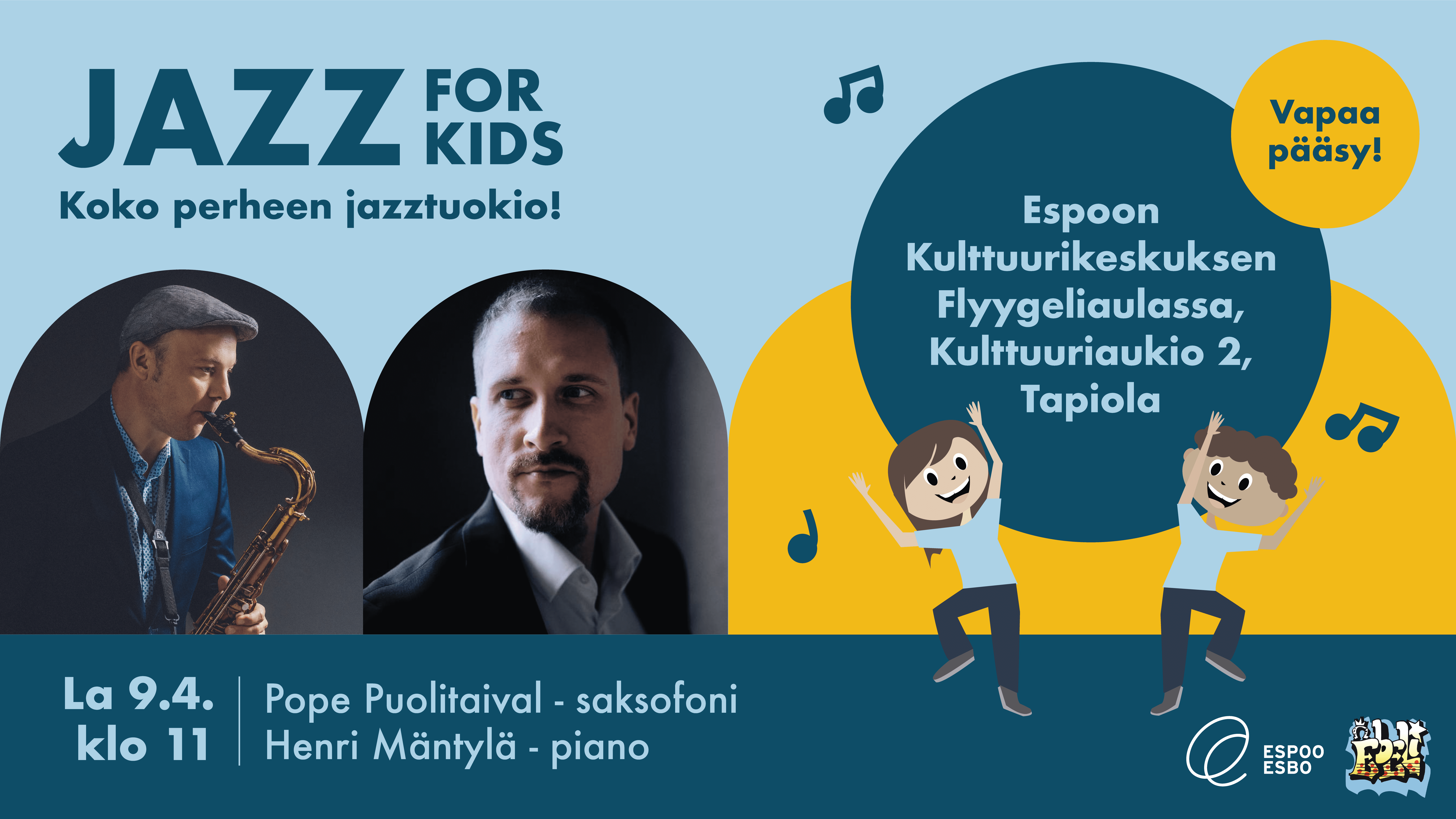 Jazz for kids konsertti.