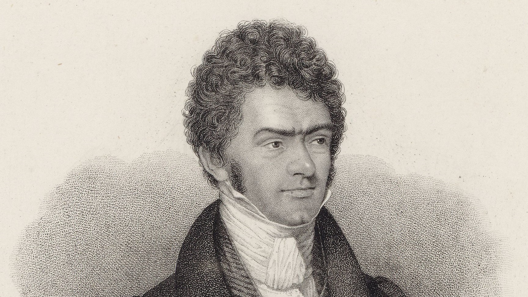 Piirroskuva säveltäjä Ferdinand Riesistä.